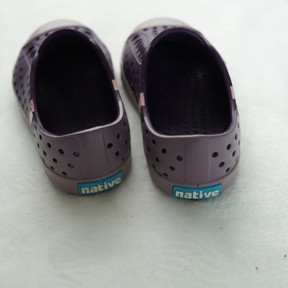 Kids Native Shoes Jefferson Purple Slip-On Sneakers‎ Size C6